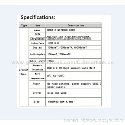 USB3.0 Hubs with Ethernet Speed of 5Gbps, 100/1,000M